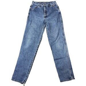 Rocky Mountain Western Jeans 28x35 High Rise Rodeo Cowgirl Vintage USA Womens